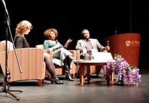 HoCoPoLitSo's Tara Hart in conversation with Rita Dove and Joshua Coyne.